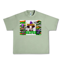 Oil Green Spooky heifer Urban Heavy Tee - Artiststas