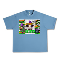 Pebble Blue Spooky heifer Urban Heavy Tee - Artiststas
