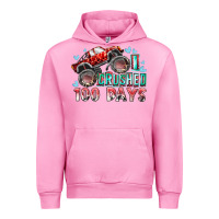 Fuchsia Pink i crushed 100 days Urban Hoodie - RacoonDesign