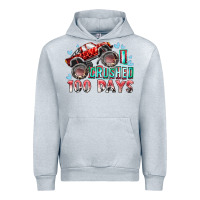 Heather Grey i crushed 100 days Urban Hoodie - RacoonDesign