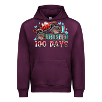 Mauve Wine i crushed 100 days Urban Hoodie - RacoonDesign