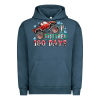Pigment Midnight Navy i crushed 100 days Urban Hoodie - RacoonDesign