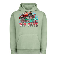 Pigment Oil Green i crushed 100 days Urban Hoodie - RacoonDesign