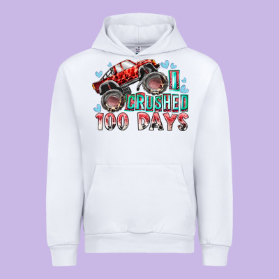 I Crushed 100 Days Urban Hoodie Designed By Racoondesign