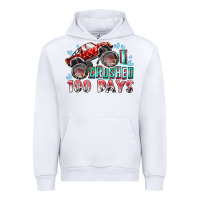 White i crushed 100 days Urban Hoodie - RacoonDesign