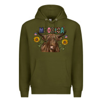 Army Green Moorica Premium Hoodie - CowhideDigitalArt