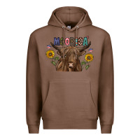 Chestnut Moorica Premium Hoodie - CowhideDigitalArt