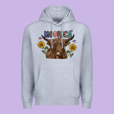 Moorica Premium Hoodie Designed By Cowhidedigitalart