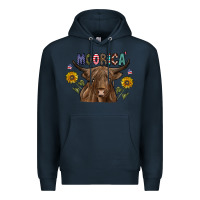 Navy Moorica Premium Hoodie - CowhideDigitalArt