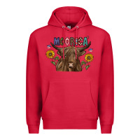 Cardinal Moorica Premium Hoodie - CowhideDigitalArt