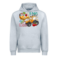 Heather Grey i dig 100 days of school Urban Hoodie - RacoonDesign