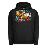 Pigment Black i dig 100 days of school Urban Hoodie - RacoonDesign
