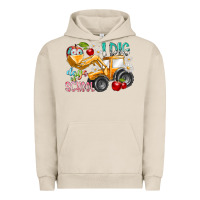 Pigment French Oak i dig 100 days of school Urban Hoodie - RacoonDesign
