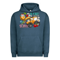 Pigment Midnight Navy i dig 100 days of school Urban Hoodie - RacoonDesign