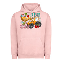 Pigment Salmon i dig 100 days of school Urban Hoodie - RacoonDesign
