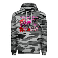 Slate Camo valentines day monster truck Premium Hoodie - RacoonDesign