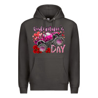Smoke valentines day monster truck Premium Hoodie - RacoonDesign