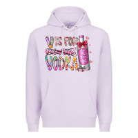 Lilac vis for valentine vodka Premium Hoodie - RacoonDesign