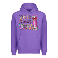 Purple vis for valentine vodka Premium Hoodie - RacoonDesign