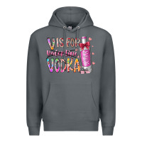 Rock vis for valentine vodka Premium Hoodie - RacoonDesign