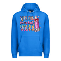 True Royal vis for valentine vodka Premium Hoodie - RacoonDesign
