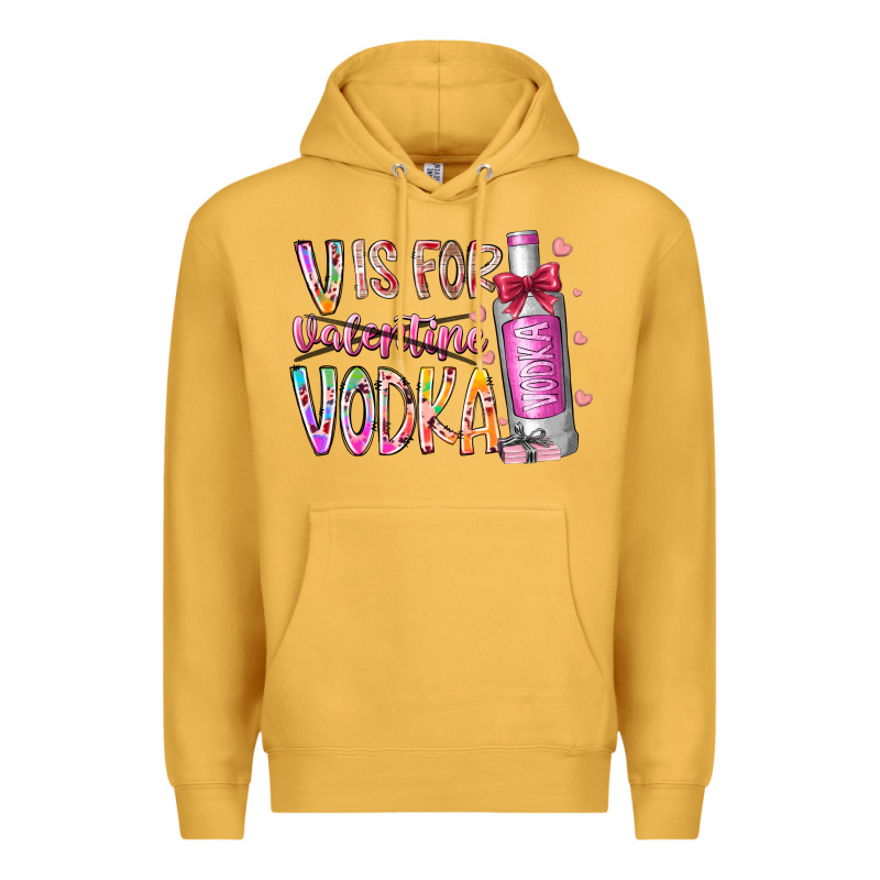 Vis For Valentine Vodka Premium Hoodie by RacoonDesign | Teevron