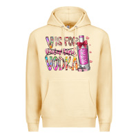 Pina Colada vis for valentine vodka Premium Hoodie - RacoonDesign
