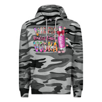 Slate Camo vis for valentine vodka Premium Hoodie - RacoonDesign
