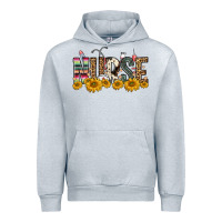 Heather Grey nurse sunflower Urban Hoodie - FaDigitalArtStudio