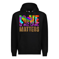 Black love is all that matters Premium Hoodie - HRA Design Shop