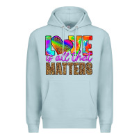 Blue Mist love is all that matters Premium Hoodie - HRA Design Shop