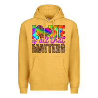 Mustard love is all that matters Premium Hoodie - HRA Design Shop