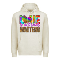 Oatmeal Heather love is all that matters Premium Hoodie - HRA Design Shop
