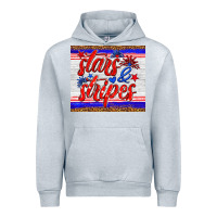 Heather Grey stars and stripes tumbler Urban Hoodie - HRA Design Shop