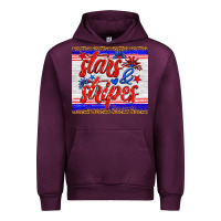 Mauve Wine stars and stripes tumbler Urban Hoodie - HRA Design Shop