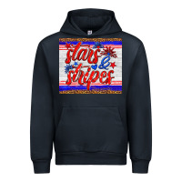 Navy stars and stripes tumbler Urban Hoodie - HRA Design Shop
