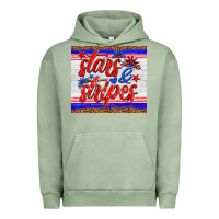 Pigment Oil Green stars and stripes tumbler Urban Hoodie - HRA Design Shop