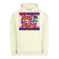 Pigment Pistachio stars and stripes tumbler Urban Hoodie - HRA Design Shop
