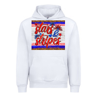 White stars and stripes tumbler Urban Hoodie - HRA Design Shop