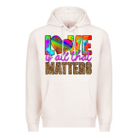 Pale Pink love is all that matters Premium Hoodie - HRA Design Shop