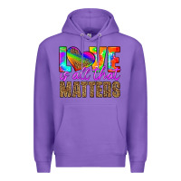 Purple love is all that matters Premium Hoodie - HRA Design Shop