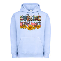 Pigment Grape Ice nursing in my heart Urban Hoodie - FaDigitalArtStudio
