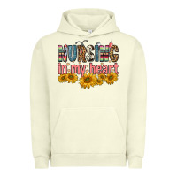 Pigment Pistachio nursing in my heart Urban Hoodie - FaDigitalArtStudio