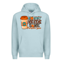 Blue Mist mommy needs some pumpkin spice Premium Hoodie - CowhideDigitalArt