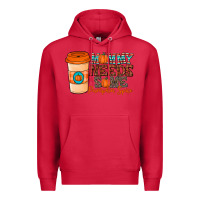 Cardinal mommy needs some pumpkin spice Premium Hoodie - CowhideDigitalArt