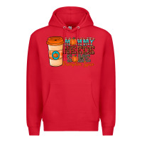 Red mommy needs some pumpkin spice Premium Hoodie - CowhideDigitalArt