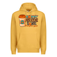 Mustard mommy needs some pumpkin spice Premium Hoodie - CowhideDigitalArt