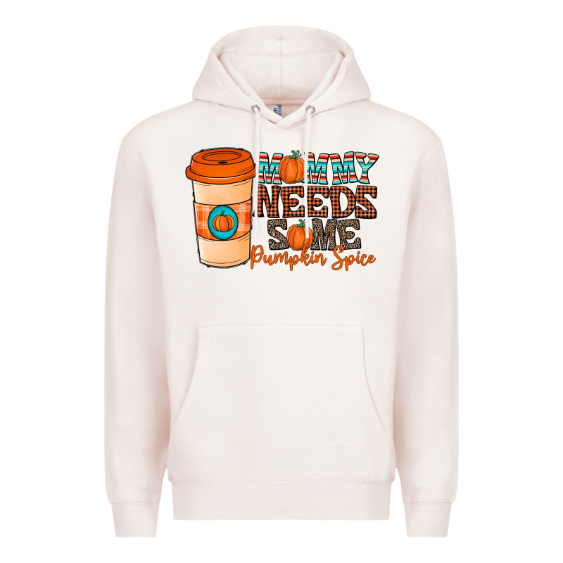 Mommy Needs Some Pumpkin Spice Premium Hoodie by CowhideDigitalArt | Teevron