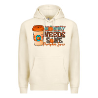 Tofu mommy needs some pumpkin spice Premium Hoodie - CowhideDigitalArt