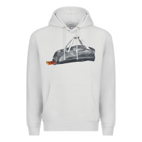 Dove Grey baseball bag fa element Premium Hoodie - FaDigitalArtStudio